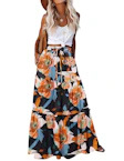 Women's Floral Boho Skirt