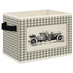 Vintage Car Nursery Storage Bin