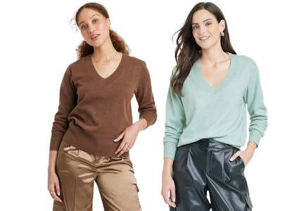 V-neck Sweater