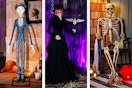 3 lifestyle images of Halloween decor at Lowe's for 75% off