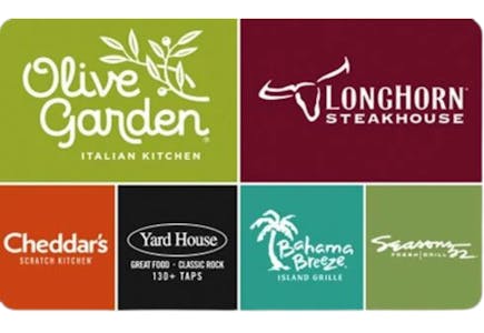 Darden Restaurants $50 Gift Card