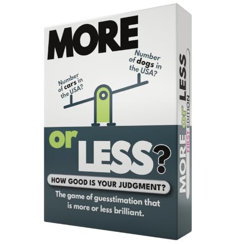 More or Less Card Game