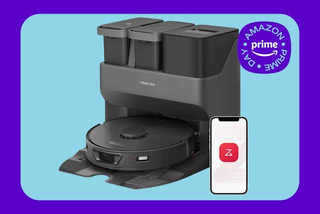 Get $500 Off the Roborock Ultra Robot Vacuum and Mop Combo for Prime Day card image