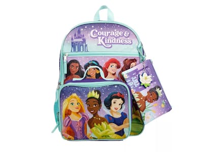 Kids’ Disney Princess Backpack Set