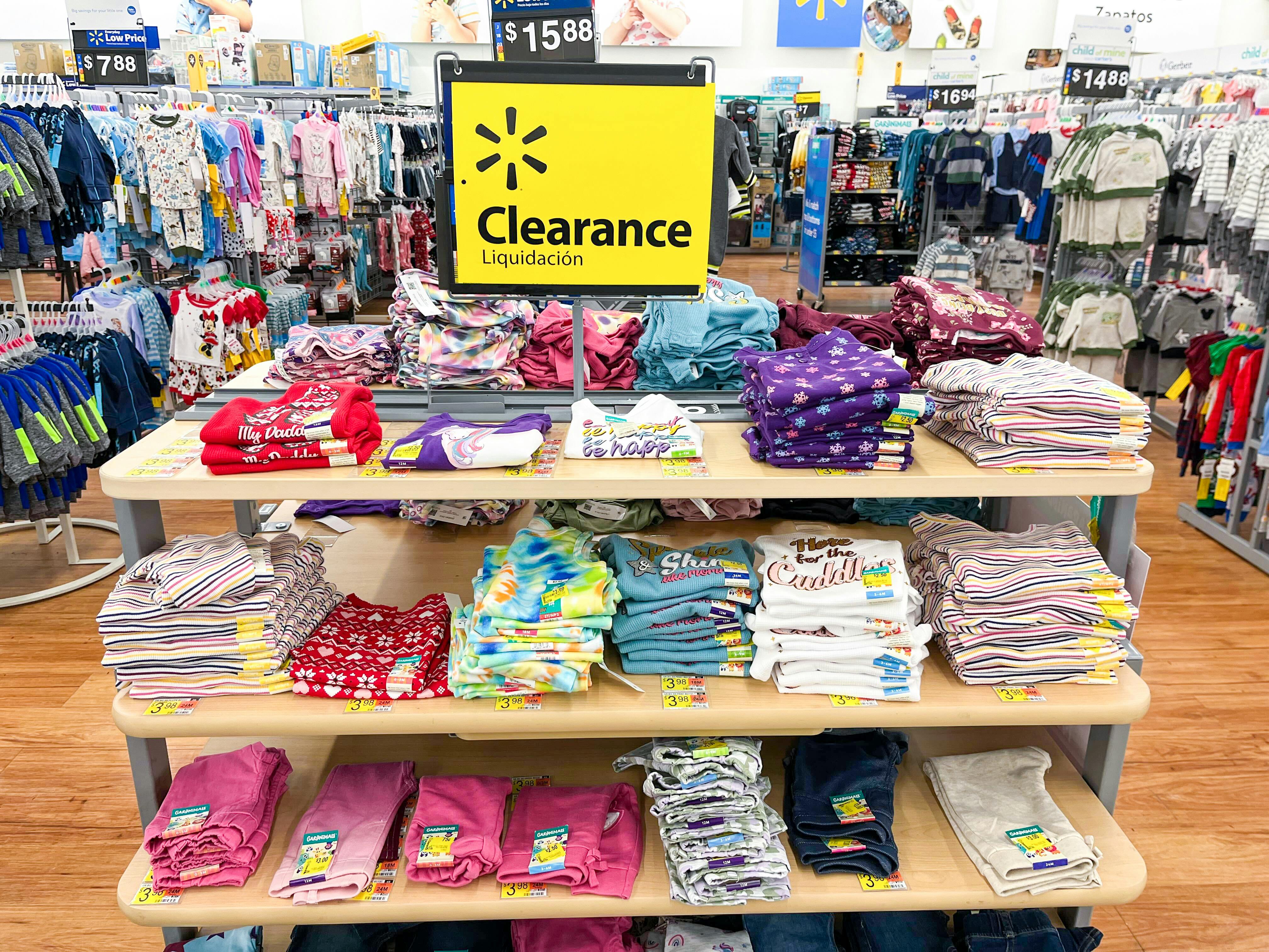 Walmart clearance baby on sale clothes