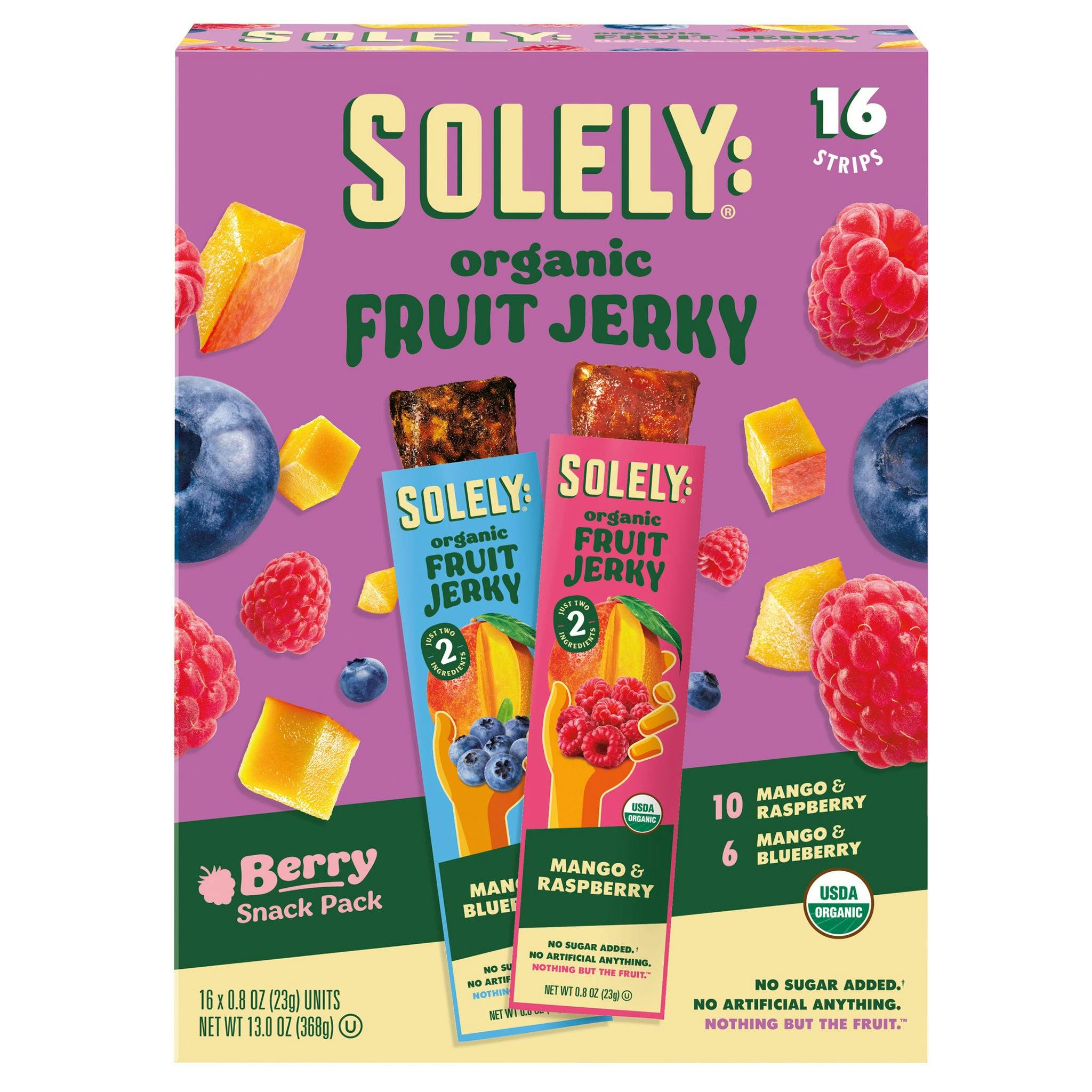 Solely Fruit Jerky 16-Pack
