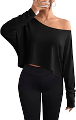 Women's Off-Shoulder Long Sleeve Top