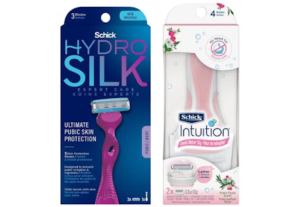 2 Schick Razors