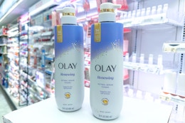 olay retinol body washes