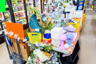 home decor clearance items on table
