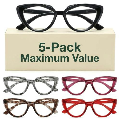 Reading Glasses 5-Pack