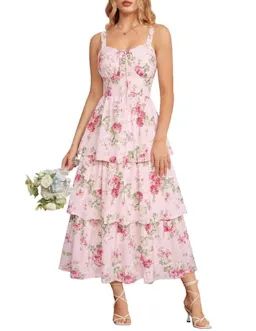 Women's Floral Corset Dress