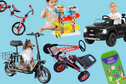 Lots of different ride-ons from toys to scooters plus other toy related deals from Target