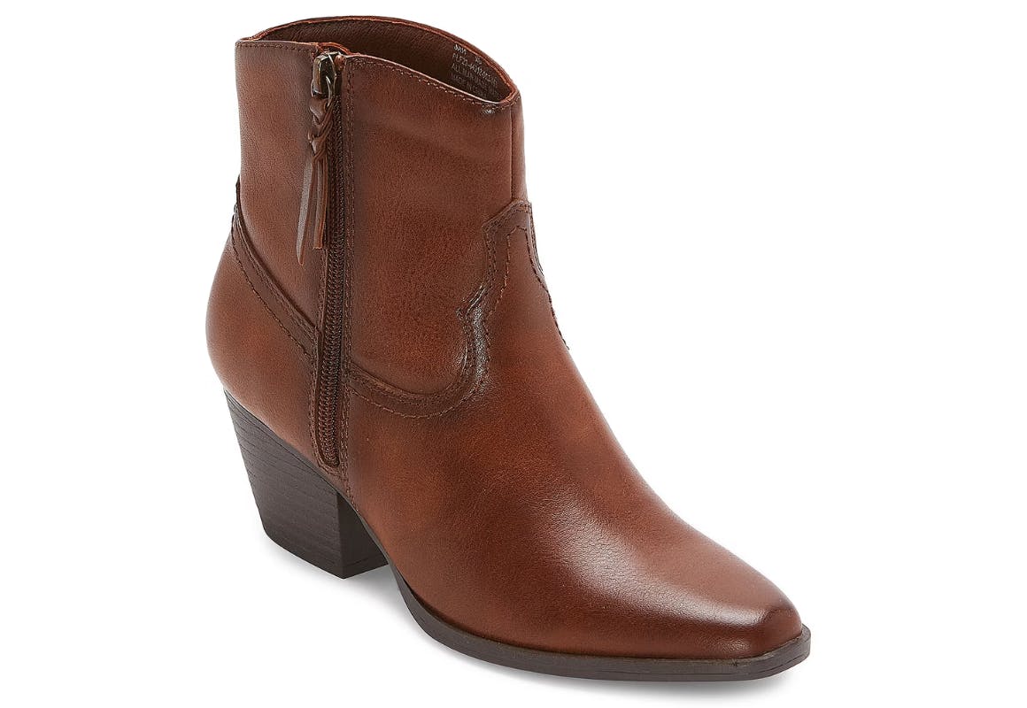 Frye and Co. Stacked Heel Booties