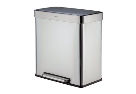 Dual Compartment Trash Can