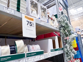lowes christmas clearance 75 off ribbon