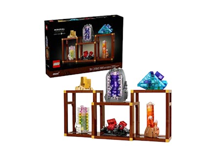 Lego Mineral Collection and Shelves