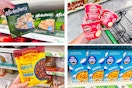 dollar tree michelina's, old el paso, kraft, idahoan 4-photo collage