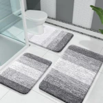 OLANLY Bathroom Rug Set