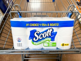 Scott Rapid-Dissolving Toilet Paper 48-Pack, as Low as $21.38 on Amazon card image