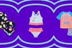 walmart baby and toddler swimsuit clearance collage