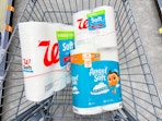 walgreens and angel soft toilet paper in cart