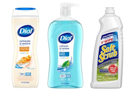 1 Soft Scrub + 3 Dial Products