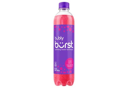5 bubly Burst Sparkling Waters
