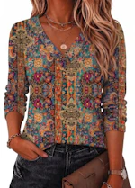 Long Sleeve Women's Blouse