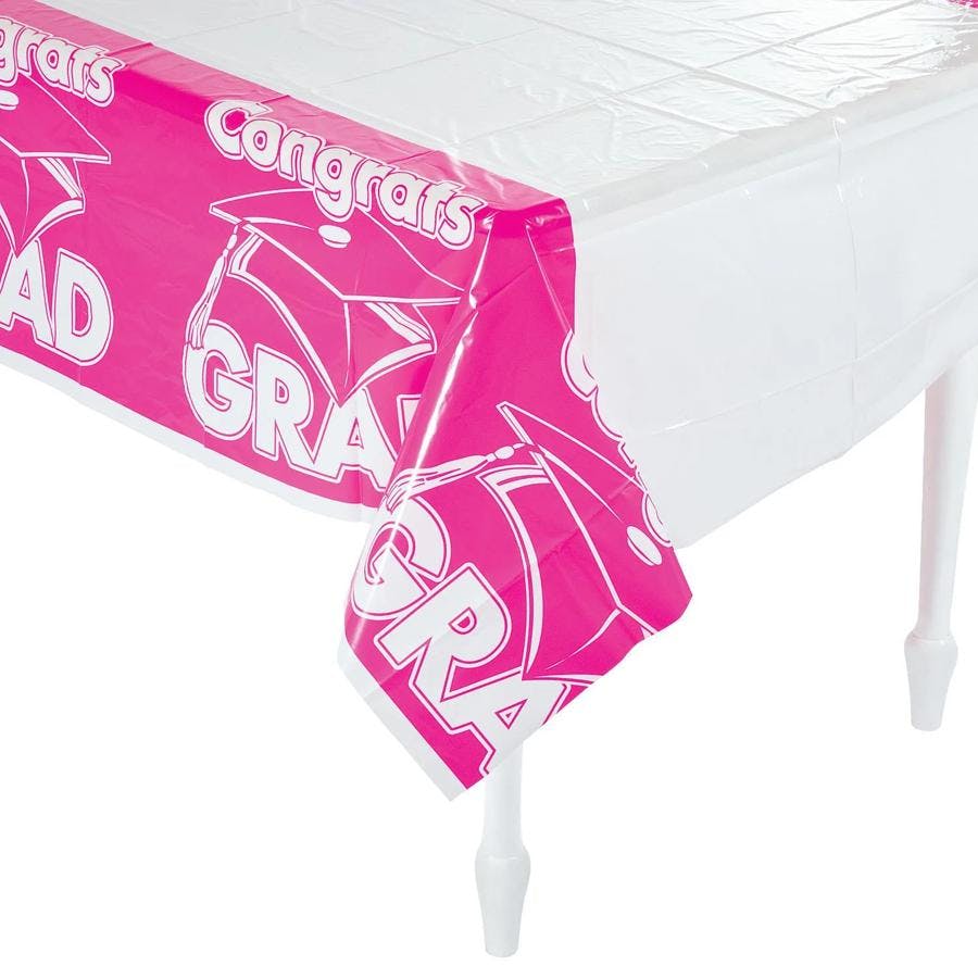 Congrats Grad Plastic Tablecloth