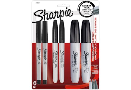 6-Count Sharpies