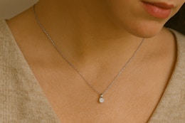 Diamond Solitaire Necklace, Only $33 Shipped (Reg. $199.99) card image