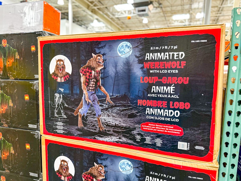 costco halloween animated werewolf