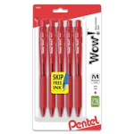 Pentel Wow! Retractable Pen 5-Pack