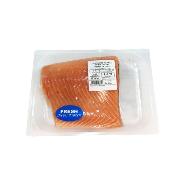 Atlantic Salmon Portion, per lb