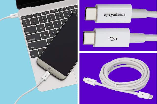 Get This 9-Foot USB-C Cable for Only $8 on Amazon (Reg. $17) card image