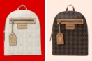 Two colors of the U.S. Polo Assn. Women's Diamond Backpack