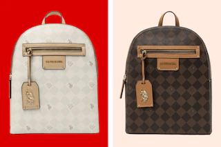 Two colors of the U.S. Polo Assn. Women's Diamond Backpack