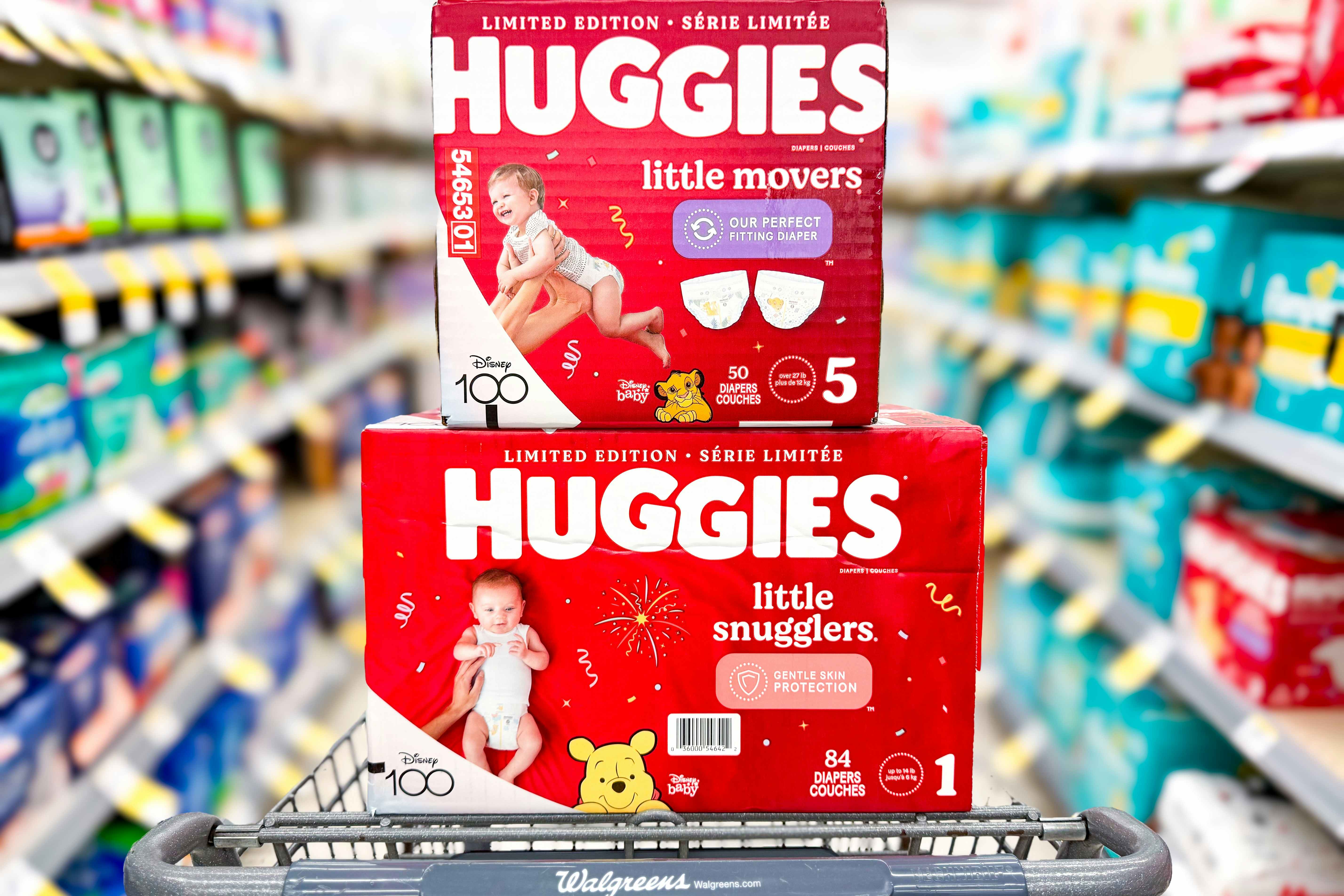 Get $7 Off Huggies Diapers 44-Count or Larger at Walgreens
