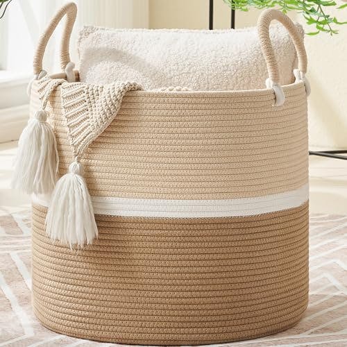 Large Blanket Basket