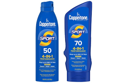 2 Coppertone Sunscreens