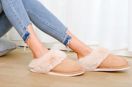Women's House Slippers From Just $9 at Walmart — Amazon Can't Compete card image