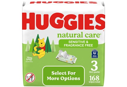 2 Huggies Baby Wipes