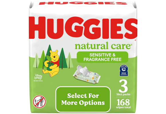 2 Huggies Baby Wipes