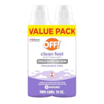 OFF! Clean Feel Insect Repellent 2-Pack