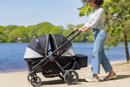 Evenflo All-Terrain Stroller Wagon, $158 on Amazon (Reg. $400) card image