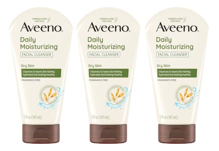 3 Aveeno Facial Washes