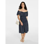 Time and Tru Women's Smocked Midi Dress