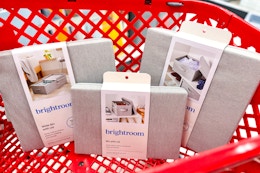 Decorative Fabric Storage Bins With Lids, as Low as $6.08 at Target card image