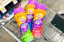 arm hammer odor blasters in shopping cart